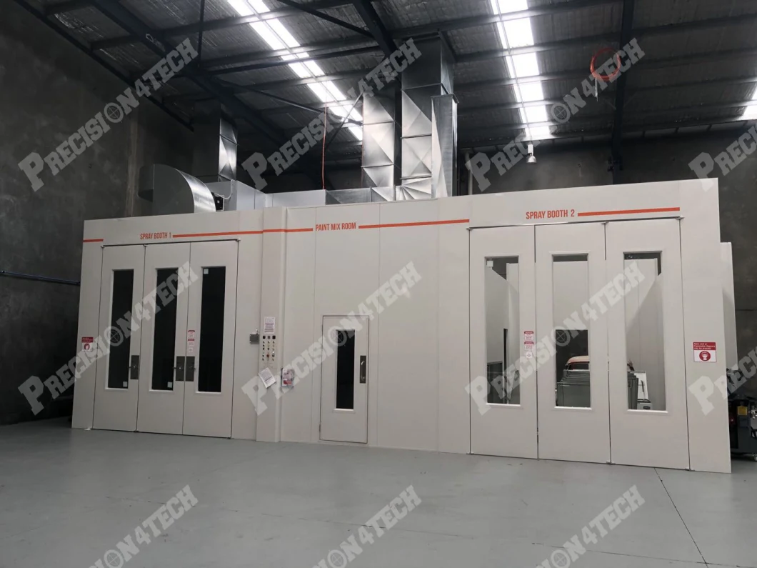 Precision Brand Customized Electric/Diesel Baking Paint Booth Car Body Repair Painting Room
