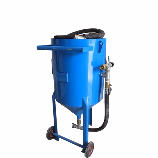 Portable Mobile Industrial Rust Removal Dry Sand Blasting Machine